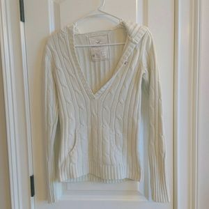 White Hollister Sweater